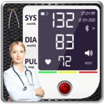 blood pressure records tracker android application logo